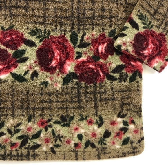 TanJay Rose Print Fleece - Picture 6 of 9